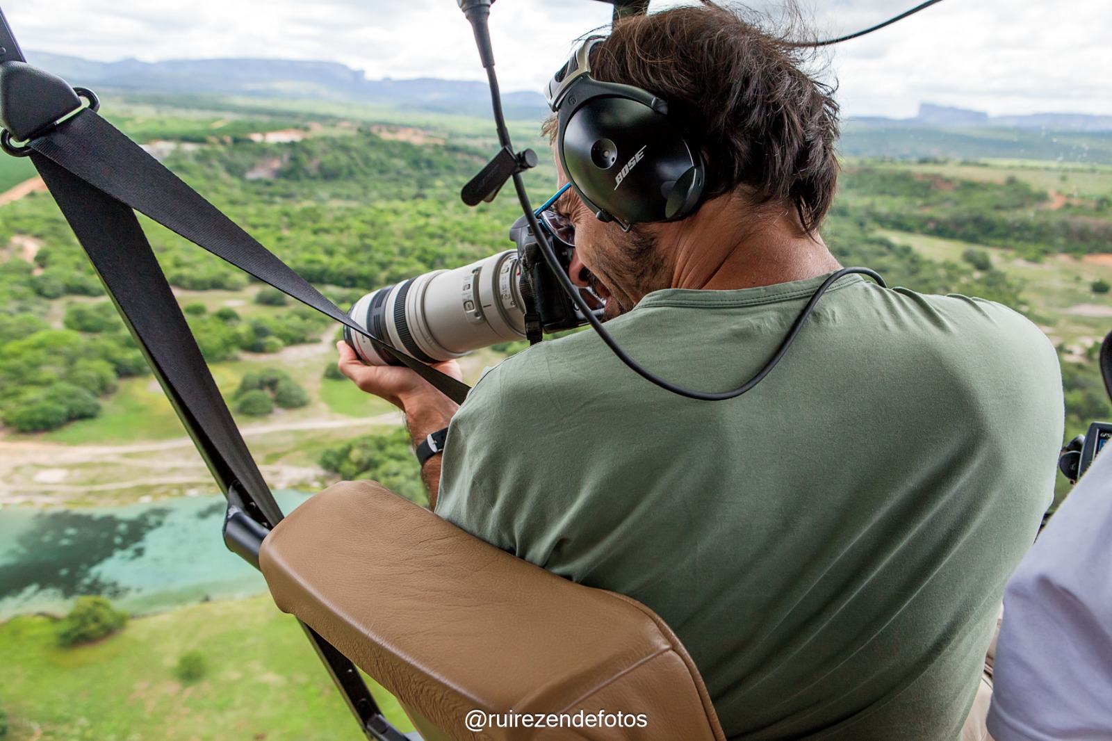 Fotografia aérea da Caatinga, Rui Rezende capturando a beleza do bioma brasileiro